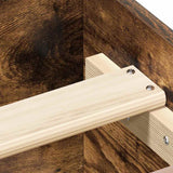 Giroletto senza Materasso Rovere Fumo 75x190 cm in Truciolato