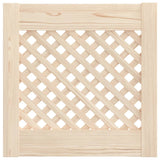 Ante con Design a Reticolo 2 pz 39,5x39,5 cm in Legno di Pino