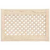 Ante con Design a Reticolo 2 pz 59,5x39,5 cm in Legno di Pino