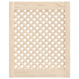 Ante con Design a Reticolo 2 pz 49,5x61,5 cm in Legno di Pino