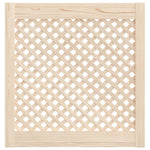 Ante con Design a Reticolo 2 pz 59,5x61,5 cm in Legno di Pino