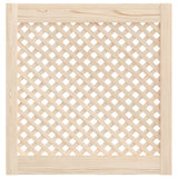Ante con Design a Reticolo 2 pz 59,5x61,5 cm in Legno di Pino