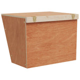 Mangiatoia per Conigli 25x18,5x20,5 cm Legno Massello di Abete