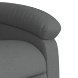 Poltrona reclinabile in Tessuto Grigio Scuro