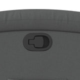 Poltrona reclinabile in Tessuto Grigio Scuro