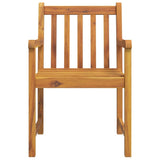 Set da Pranzo per Giardino 3 pz in Legno Massello di Acacia