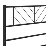 Testiera di Ricambio in Metallo Nero 100 cm
