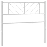 Testiera di Ricambio in Metallo Bianco 75 cm