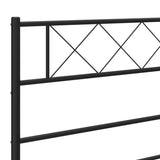 Testiera di Ricambio in Metallo Nero 90 cm