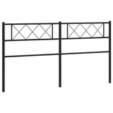 Testiera di Ricambio in Metallo Nero 180 cm
