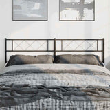 Testiera di Ricambio in Metallo Nero 180 cm