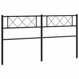 Testiera di Ricambio in Metallo Nero 180 cm