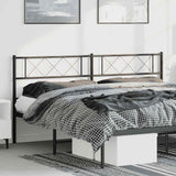 Testiera di Ricambio in Metallo Nero 180 cm