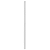 Testiera di Ricambio in Metallo Bianco 135 cm