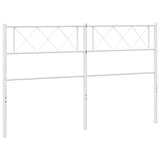 Testiera di Ricambio in Metallo Bianco 135 cm