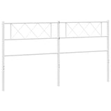 Testiera di Ricambio in Metallo Bianco 180 cm