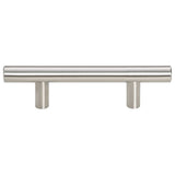 Maniglie per Mobili 10pz Argento 64mm in Acciaio Inox