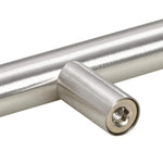 Maniglie per Mobili 10pz Argento 64mm in Acciaio Inox
