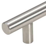 Maniglie per Mobili 5pz Argento 224mm in Acciaio Inox