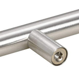 Maniglie per Mobili 5pz Argento 224mm in Acciaio Inox