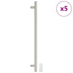 Maniglie per Mobili 5pz Argento 320mm in Acciaio Inox