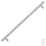 Maniglie per Mobili 5pz Argento 320mm in Acciaio Inox