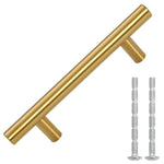 Maniglie per Mobili 10pz Oro 64mm in Acciaio Inox