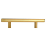 Maniglie per Mobili 10pz Oro 64mm in Acciaio Inox