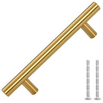 Maniglie per Mobili 10pz Oro 96mm in Acciaio Inox
