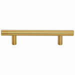 Maniglie per Mobili 10pz Oro 96mm in Acciaio Inox