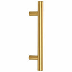 Maniglie per Mobili 10pz Oro 96mm in Acciaio Inox