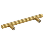 Maniglie per Mobili 10pz Oro 96mm in Acciaio Inox
