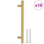 Maniglie per Mobili 10pz Oro 160mm in Acciaio Inox