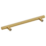 Maniglie per Mobili 10pz Oro 160mm in Acciaio Inox