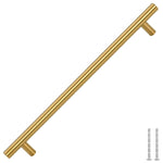 Maniglie per Mobili 5pz Oro 224mm in Acciaio Inox