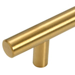 Maniglie per Mobili 5pz Oro 224mm in Acciaio Inox