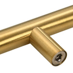 Maniglie per Mobili 5pz Oro 224mm in Acciaio Inox