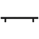 Maniglie per Mobili 10pz Nere 160mm in Acciaio Inox
