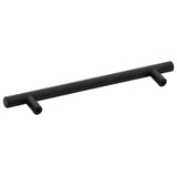 Maniglie per Mobili 10pz Nere 160mm in Acciaio Inox