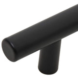 Maniglie per Mobili 10pz Nere 160mm in Acciaio Inox