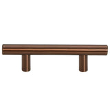Maniglie per Mobili 10pz Bronzo 64mm in Acciaio Inox