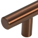 Maniglie per Mobili 10pz Bronzo 128mm in Acciaio Inox