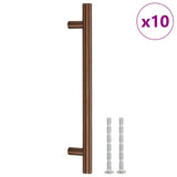 Maniglie per Mobili 10pz Bronzo 160mm in Acciaio Inox