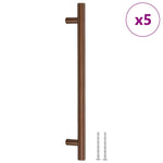 Maniglie per Mobili 5pz Bronzo 192mm in Acciaio Inox