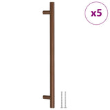 Maniglie per Mobili 5pz Bronzo 224mm in Acciaio Inox