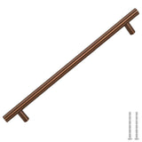 Maniglie per Mobili 5pz Bronzo 224mm in Acciaio Inox