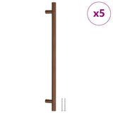 Maniglie per Mobili 5pz Bronzo 320mm in Acciaio Inox