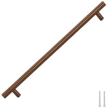 Maniglie per Mobili 5pz Bronzo 320mm in Acciaio Inox