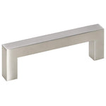 Maniglie per Mobili 10pz Argento 96mm in Acciaio Inox