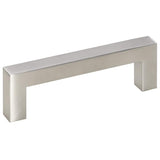 Maniglie per Mobili 10pz Argento 96mm in Acciaio Inox